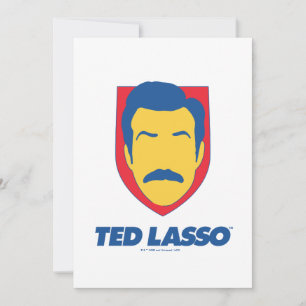 Ted Lasso   Face Icon Mitteilungskarte