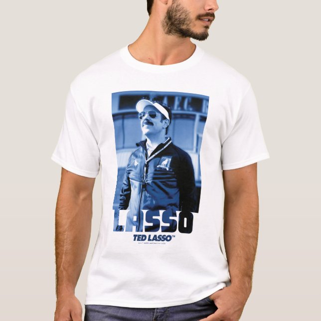 Ted Lasso | Lasso Foto Portrait Graphic T-Shirt (Vorderseite)