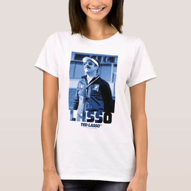 Ted Lasso | Lasso Foto Portrait Graphic T-Shirt (Vorderseite)