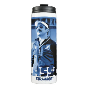 Ted Lasso   Lasso Foto Portrait Graphic Thermosbecher