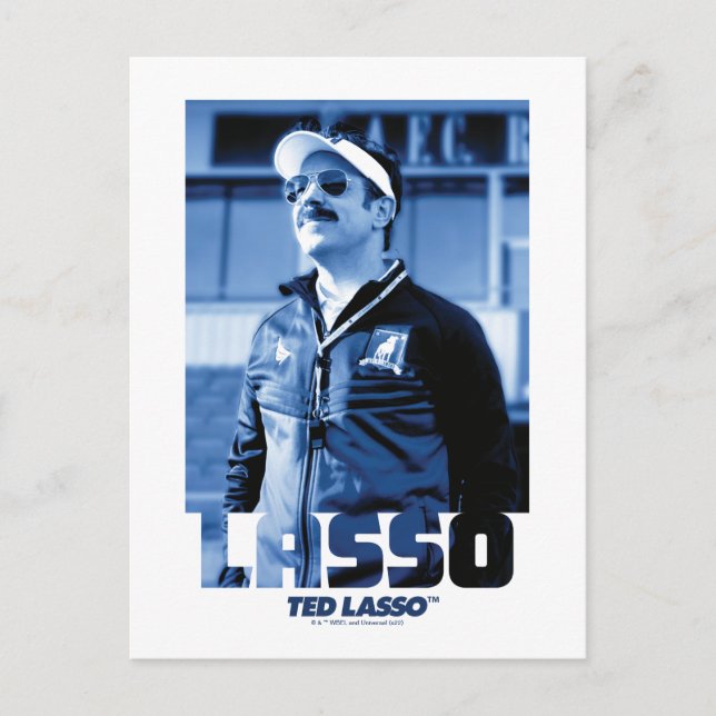 Ted Lasso | Lasso Photo Portrait Graphic Postkarte (Vorderseite)
