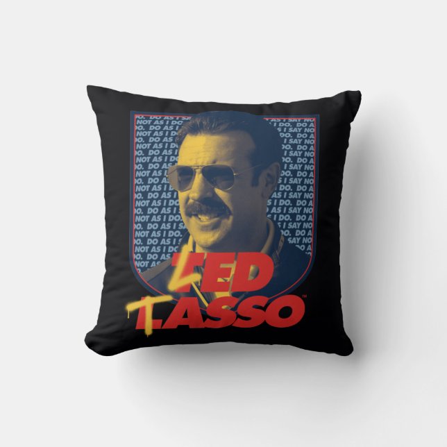 Ted Lasso | Led Tasso Abzeichen Kissen (Vorderseite)