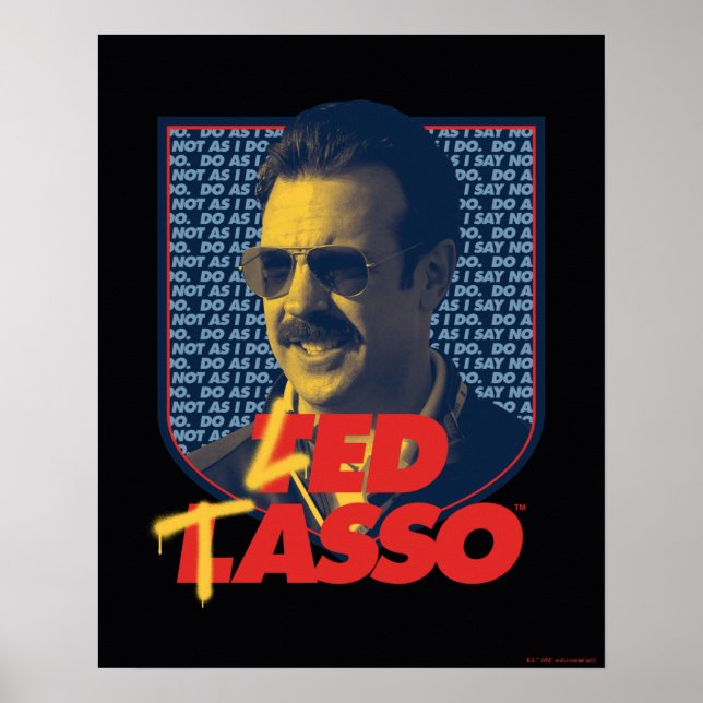 Ted Lasso | Led Tasso Abzeichen Poster (Vorne)