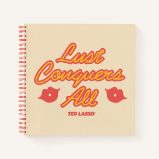 Ted Lasso | Lust Conquques All Notizbuch
