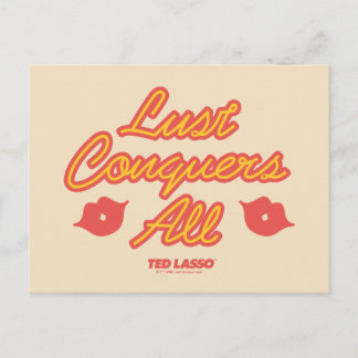 Ted Lasso | Lust Conquques All Postkarte