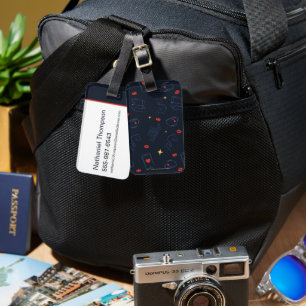 Ted Lasso   Muster für Tee und Biscuit-Symbol Gepäckanhänger