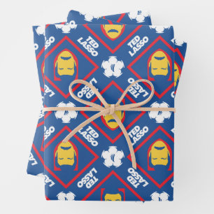 Ted Lasso Pattern Geschenkpapier Set