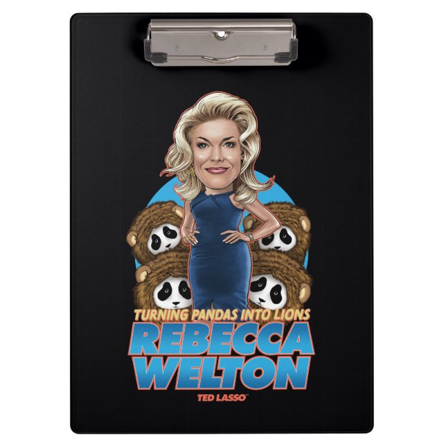 Ted Lasso | Rebecca Welton Bobblehead Klemmbrett (Vorderseite)
