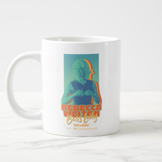 Ted Lasso | Rebecca Welton Boss Lady Graphy Jumbo-Tasse (Links)