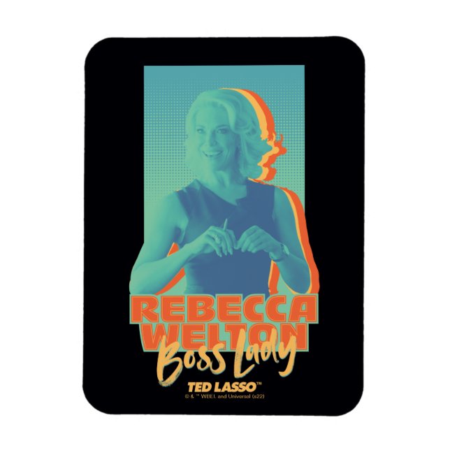 Ted Lasso | Rebecca Welton Boss Lady Graphy Magnet (Vertikal)