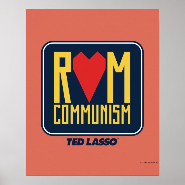 Ted Lasso | Rom Communism Graphic Poster (Vorne)