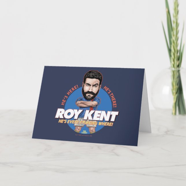 Ted Lasso | Roy Kent Bobblehead Karte (Vorderseite)