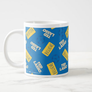 Ted Lasso | Sign and Ball Toss Muster glauben Jumbo-Tasse