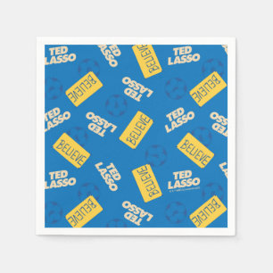 Ted Lasso Soccer Pattern Serviette