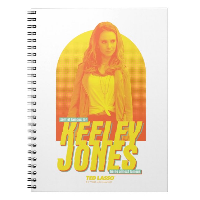 Ted Lasso | Sorta Famous Keeley Jones Graphic Notizblock (Vorderseite)
