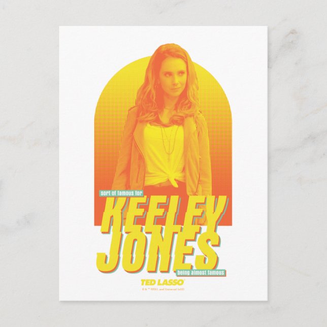 Ted Lasso | Sorta Famous Keeley Jones Graphic Postkarte (Vorderseite)