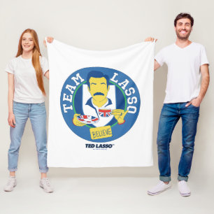 Ted Lasso   Team Lasso Tee Iconic Avatar Fleecedecke