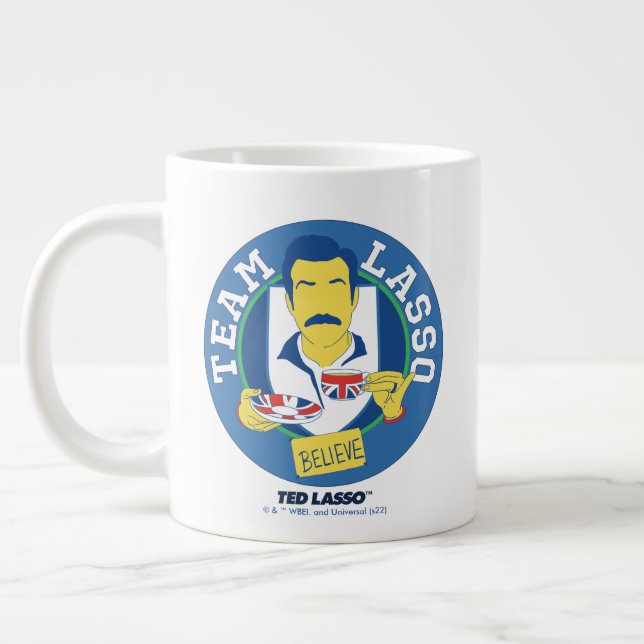 Ted Lasso | Team Lasso Tee Iconic Avatar Jumbo-Tasse (Links)