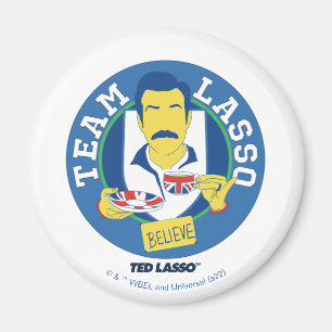 Ted Lasso   Team Lasso Tee Iconic Avatar Magnet