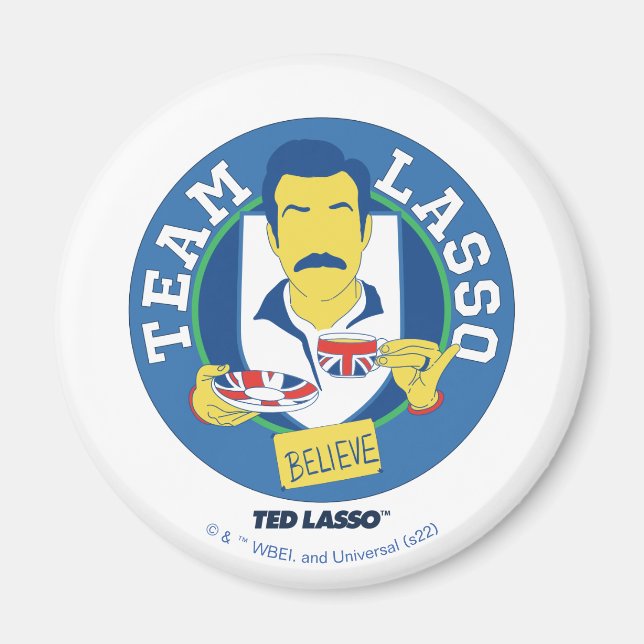 Ted Lasso | Team Lasso Tee Iconic Avatar Magnet (Vorne)