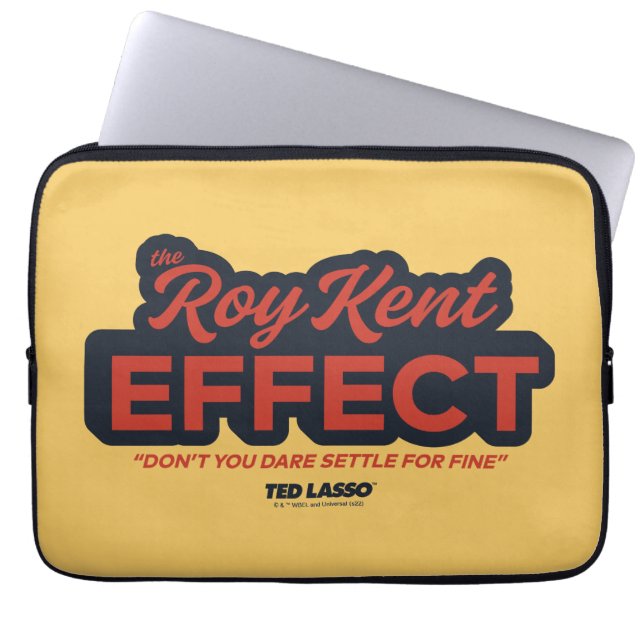 Ted Lasso | The Roy Kent Effect Typografy Graphic Laptopschutzhülle (Vorderseite)