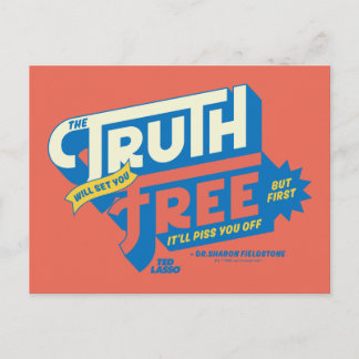 Ted Lasso | The Truth Will Set You Free Postkarte