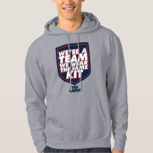 Ted Lasso Wir sind ein Team Typografy Graphic Hoodie