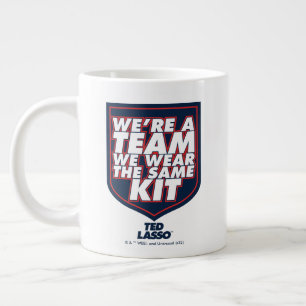Ted Lasso   Wir sind ein Team Typografy Graphic Jumbo-Tasse