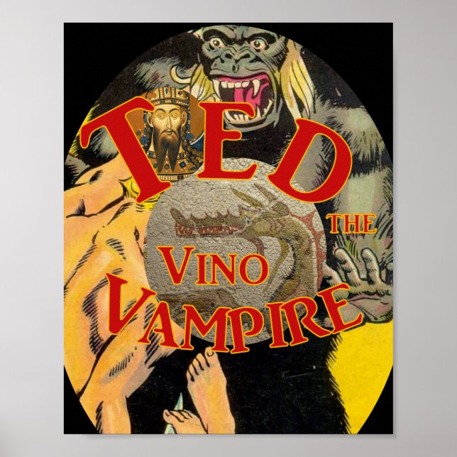 Ted the Vino Vampire Poster (Vorne)