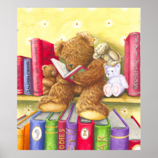 Teddies Story Time Poster