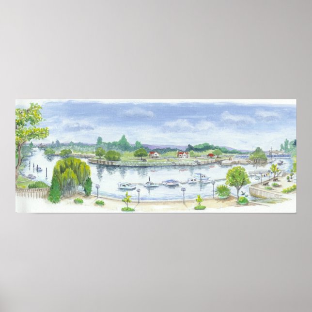 Teddington Lock Poster (Vorne)