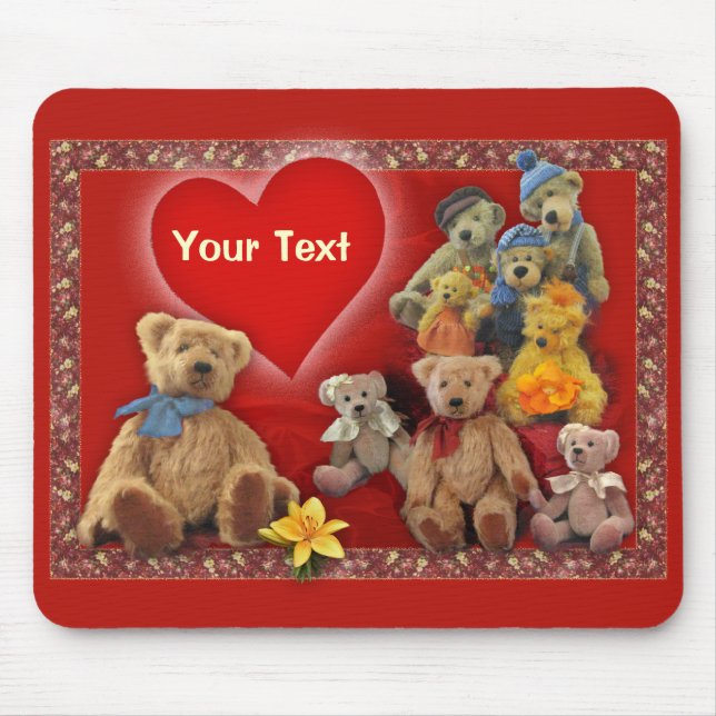 Teddy (anpassbar) mousepad (Vorne)