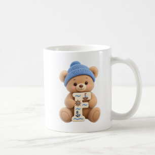 Teddy Bär Anfangsbuchstabe F Alphabet Tasse Für Ih