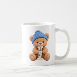 Teddy Bär Anfangsbuchstabe I Alphabet Tasse Für Ih