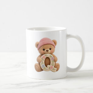 Teddy Bär Anfangsbuchstabe Q Alphabet Tasse Für Si