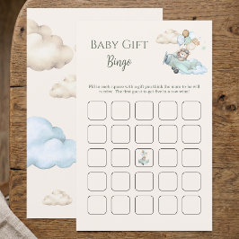 Teddy-Bär-Baby-Geschenk-Bingo-Baby-Shower-Spiel