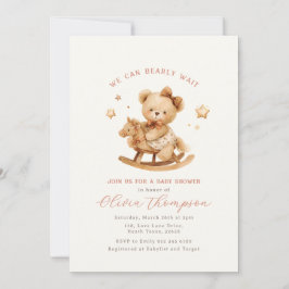 Teddy-Bär-Baby-Shower-Einladung Einladung