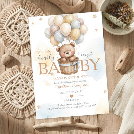 Teddy-Bär-Baby-Shower-Einladung Einladung