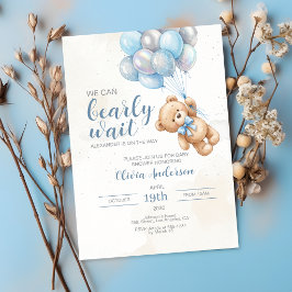 Teddy-Bär-Baby-Shower-Einladung Einladung