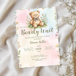 Teddy-Bär-Baby-Shower-Einladung Einladung