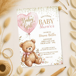 Teddy-Bär-Baby-Shower-Einladung Einladung