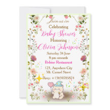 Teddy-Bär-Baby-Shower-Einladungen