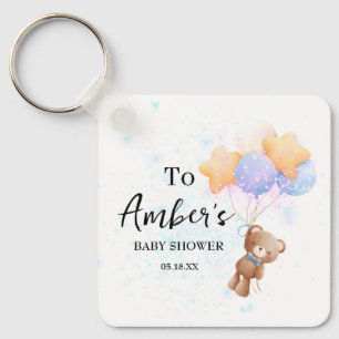 Teddy-Bär-Baby-Shower-Schlüsselanhänger Schlüsselanhänger