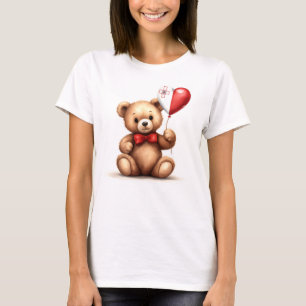 Teddy Bär & Ballon mit der maltesischen Flagge. T-Shirt