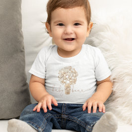 Teddy Bar Ballon Neutral Baby Strampler