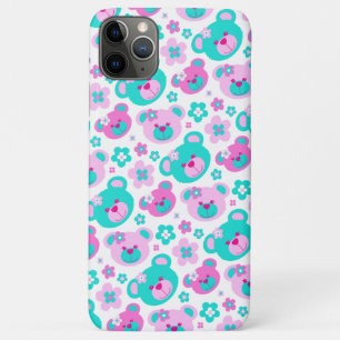 Teddy Bär Blume rosa Aqua Case