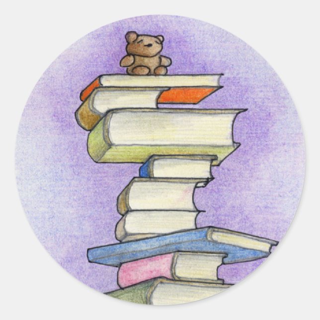 Teddy Bar Books Sticker (Vorderseite)