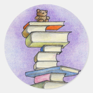 Teddy Bar Books Sticker