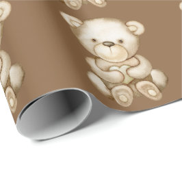 Teddy Bär braunes Packpapier