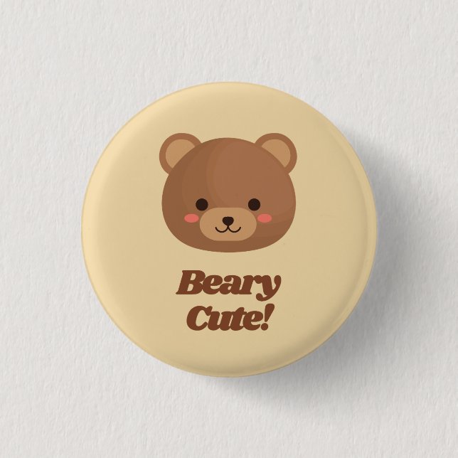 Teddy Bar Button (Vorderseite)